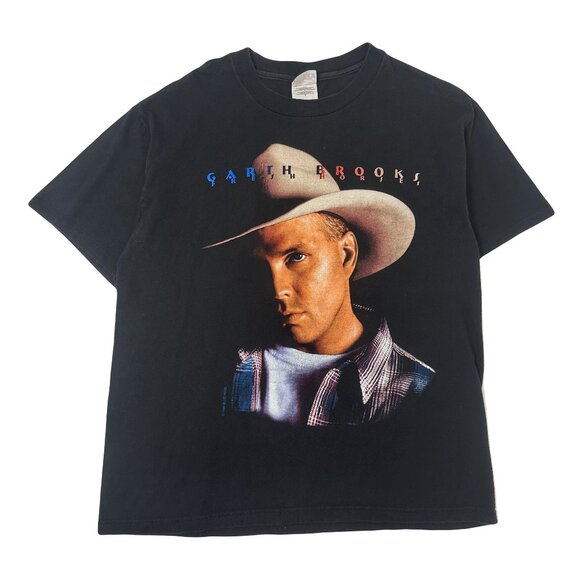 1996 Garth Brooks World Tour Tee L - Picture 1 of 6
